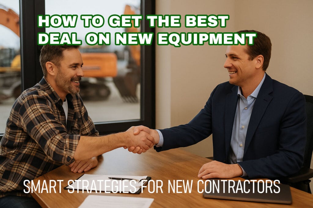 Get the best deal on new equipment